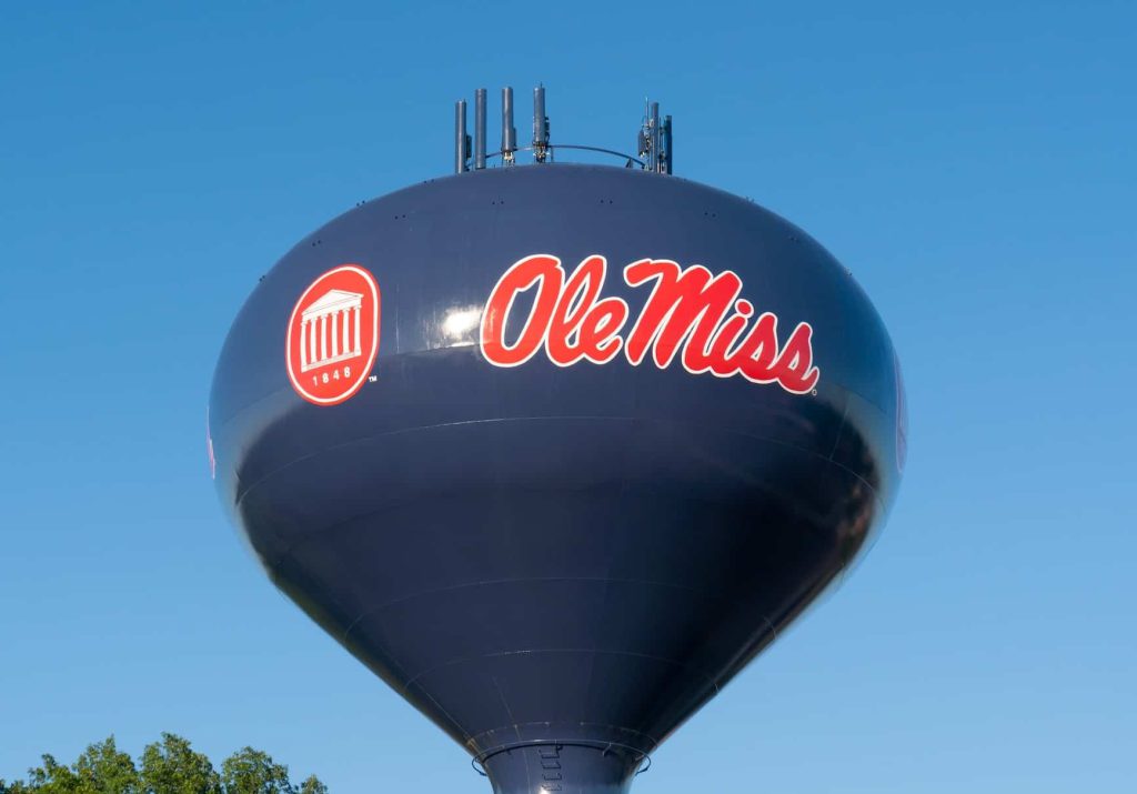 Ole Miss water tower
