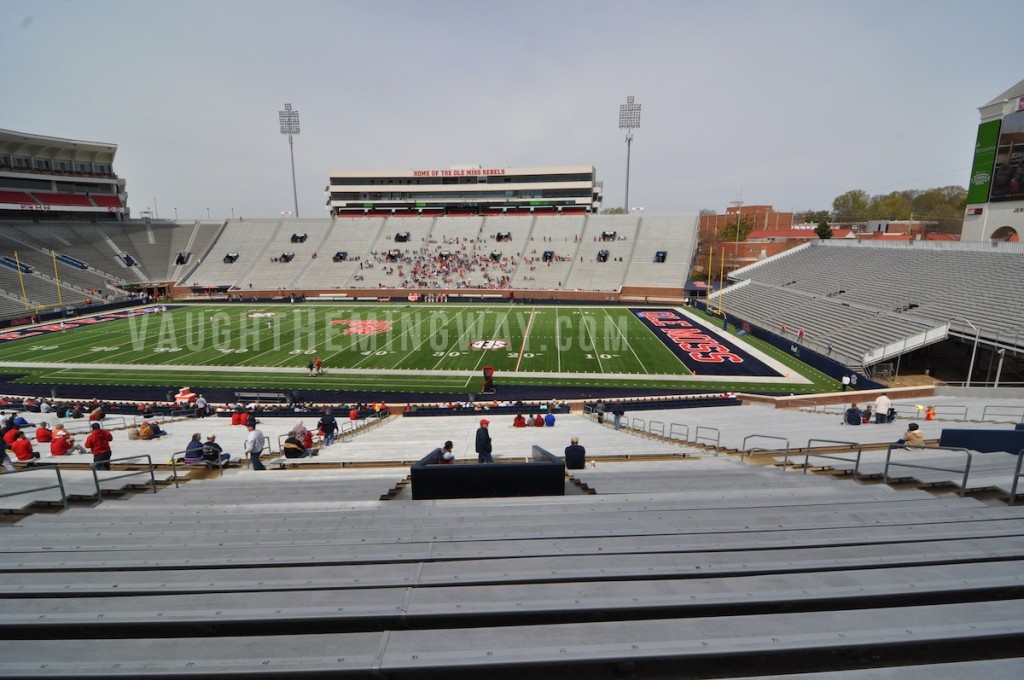 Seating Section M VaughtHemingway Stadium Ole Miss Football